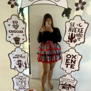 Decoração Espelho Cordel