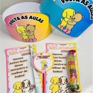 🎒✨ Cartão Volta às Aulas – Tema Bobbie Good ✨🎒