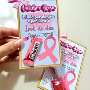  Cartão Outubro Rosa – Look do Dia 