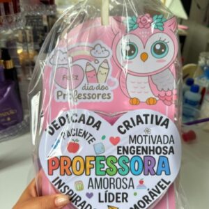 🎁 Lembrancinha Coração – Dia dos Professores