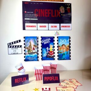 🍿✨ CINEFLIX – Cineminha na Escola 🎥🎞❤️