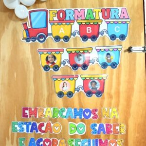 🎓🚂 Painel Trenzinho Formatura ABC