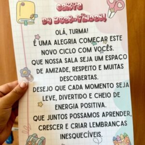 *CARTA DE BOAS-VINDAS!* 📕