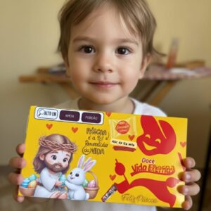 *ARTE CAIXA DE BOMBOM GAROTO PASCOA CRISTÃ* 🐑🤍