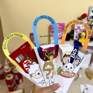 LEMBRANCINHA BUQUE COM ALÇA PASCOA* ✝️🥰