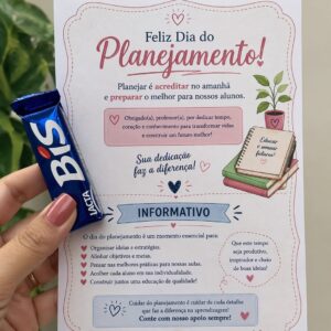 CARTรOZINHO LEMBRANCINHA PLANEJAMENTO ๐๐ฑ