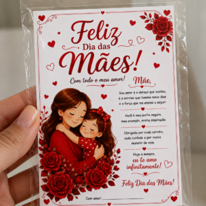 CARTAOZINHO Dia das Mães 🌹❤️