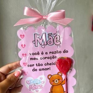Cartão Lembrancinha Dia das Mães* Ursinho