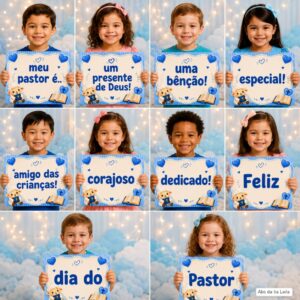 💙🐑 PLAQUINHAS PARA O PASTOR 🐑💙