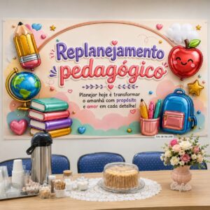 🌸 Painel Replanejamento Pedagógico 🌸