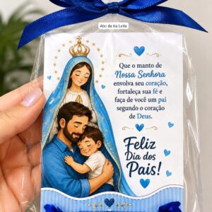 🙏💙 Lembrancinha Católica – Dia dos Pais 💙🙏